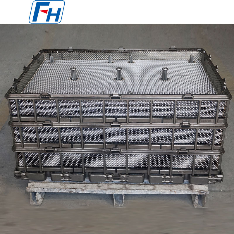 سبدهای عملیات حرارتی با حداکثر مقاومت حرارتی برای عملیات حرارتی دقیق | FH®