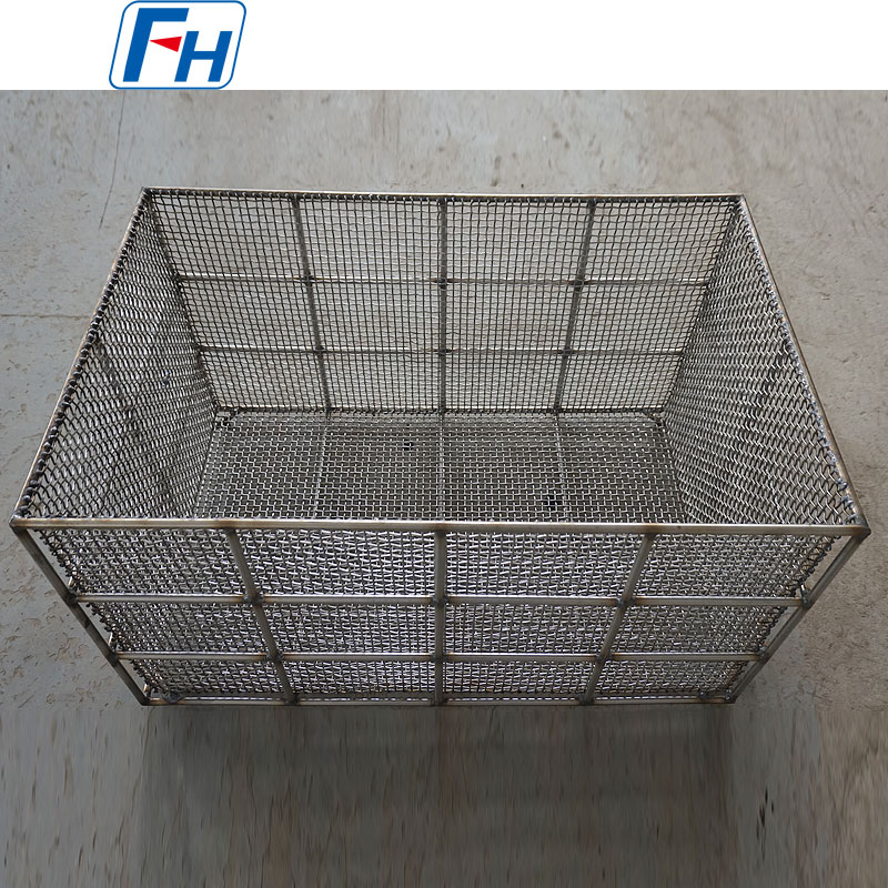 سبدهای مواد شارژ فولادی مقاوم در برابر حرارت با فرآیند جوشکاری برای کوره های عملیات حرارتی | FH®