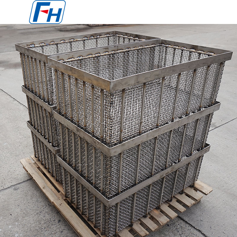پردازش تکنیک جوشکاری مقاوم در برابر حرارت سبد فلزی فولاد ضد زنگ 310S | FH®