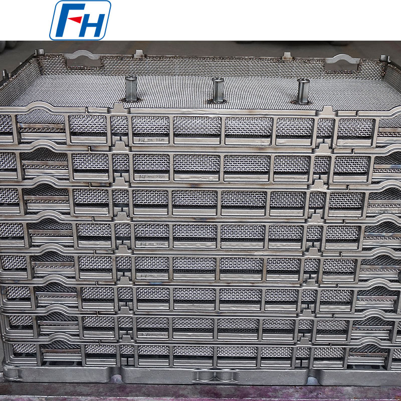 330 سبد و قاب عملیات حرارتی از فولاد ضد زنگ آستنیتی برای قطعات هوافضا | FH®