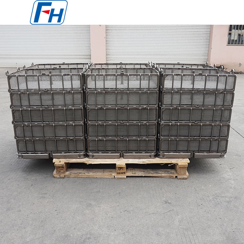 سبدها و قاب های عملیات حرارتی آستنیتی استیل 2520 برای تولید لوازم الکترونیکی | FH®