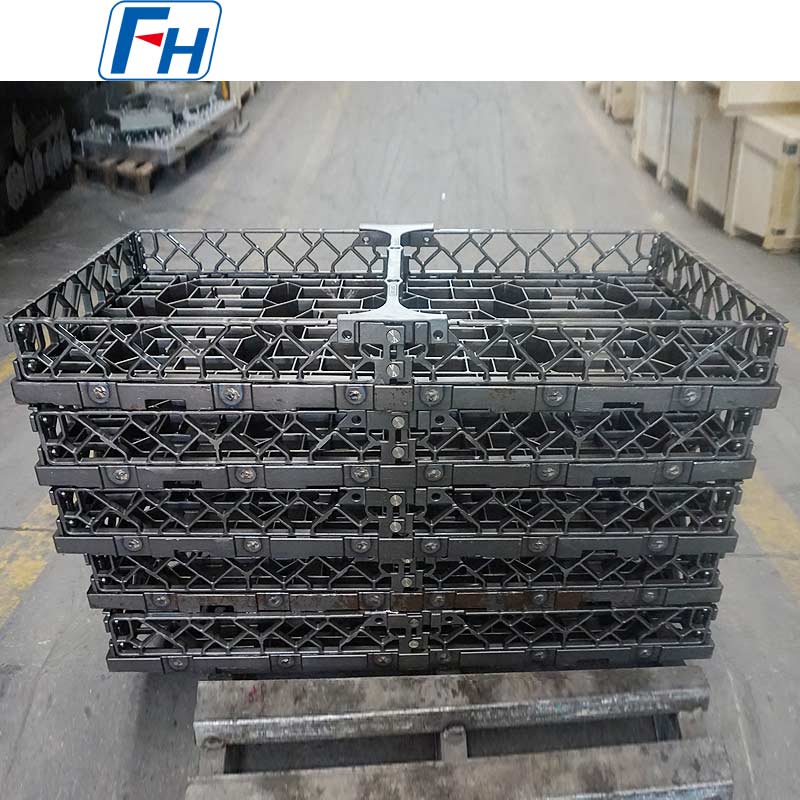 2.4879 سبد عملیات حرارتی کوره مقاومتی نوع جعبه مناسب برای عملیات حرارتی اتصال دهنده ها/قطعات مهر و موم شده | FH®