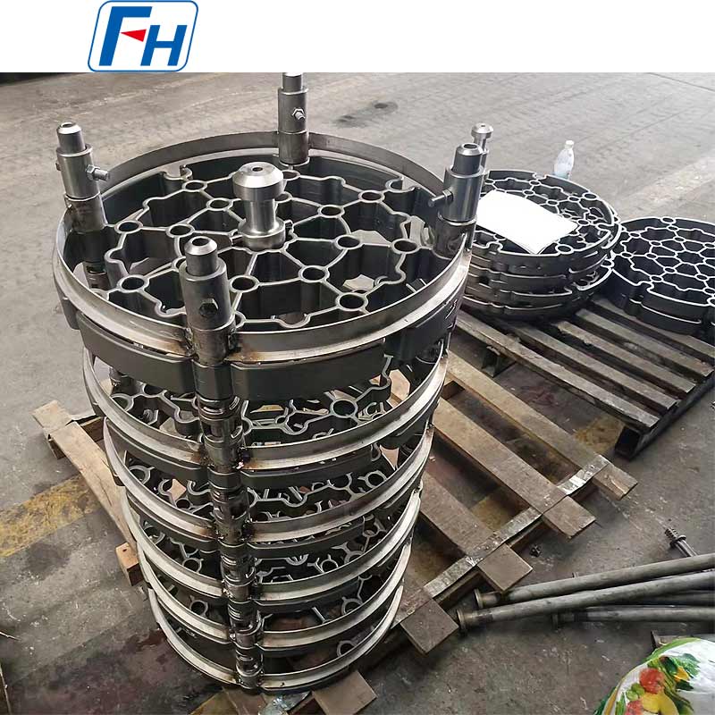 فیکسچرهای کوره چاهی فولادی مقاوم در برابر حرارت FH® 1.4849 (ZG40Cr19Ni39Nb) - حداکثر 1150 درجه سانتیگراد، ضد کربنات