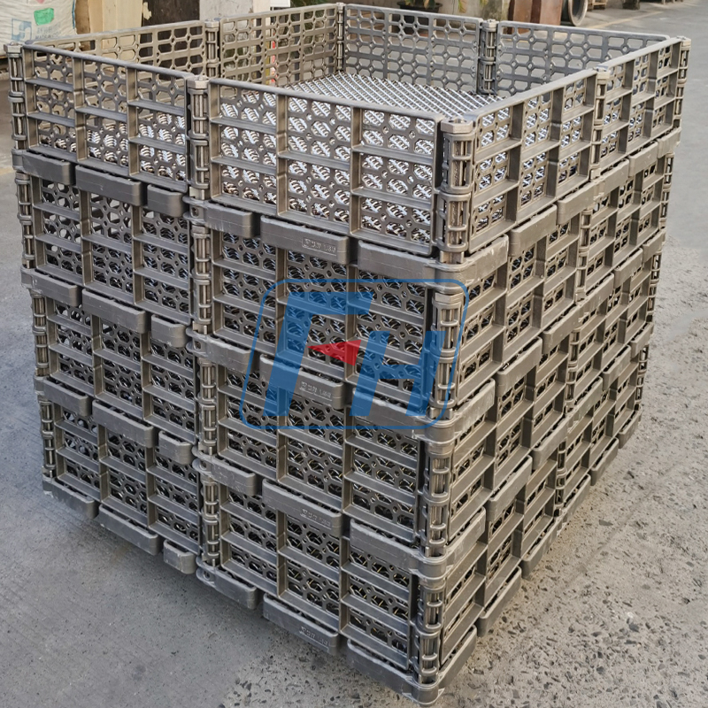 سبدهای عملیات حرارتی برای کوره پیوسته سبد 1380x1230x280mm